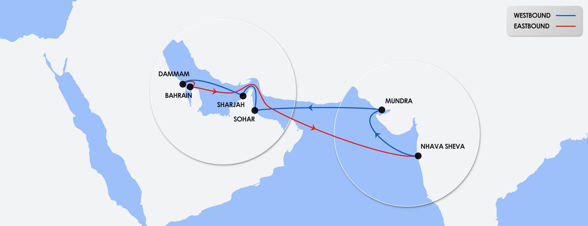 GIX route map